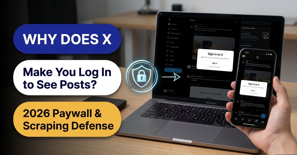 Why Does X Make You Log In to See Tweets? (Explained)